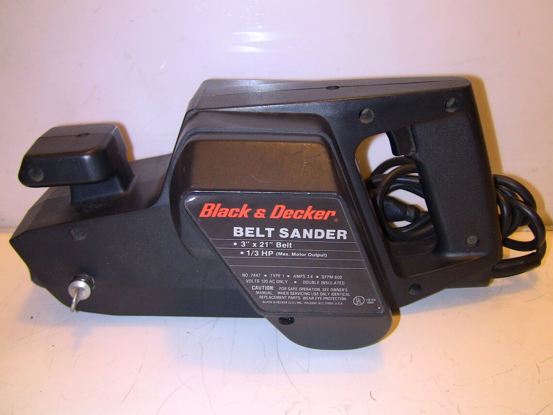Black & Decker Belt Sander Model 7447 3 X 21 Belt Etsy
