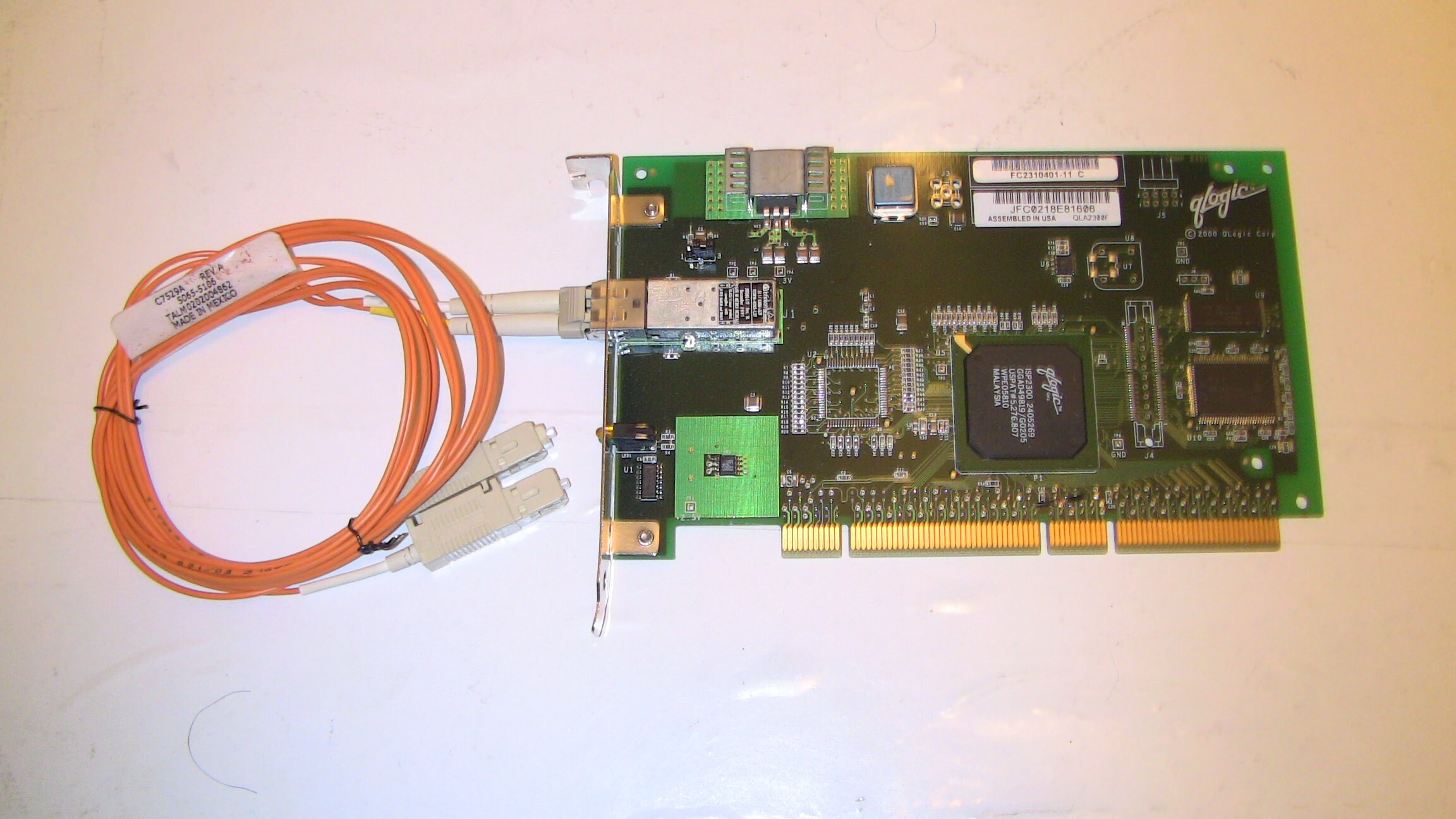 Qlogic Single Fibre Channel Card FC231040111C PCIX 2GB Hba Etsy UK