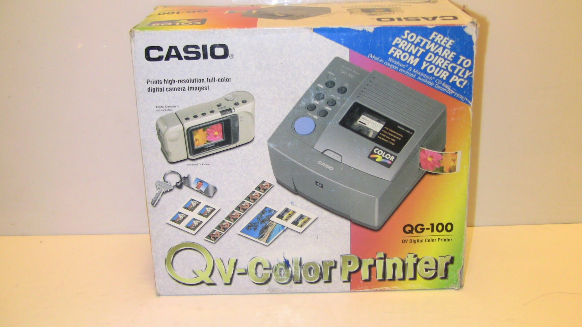 その他 CASIO Qv-Color Printer(QG-100) Casio QVカラープリンター QG-100 起動確認済 - メルカリ