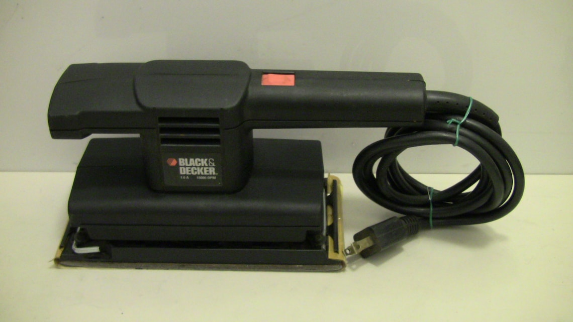 Black & Decker 7448 1/3 Sheet Finishing Electric Sander Double Etsy
