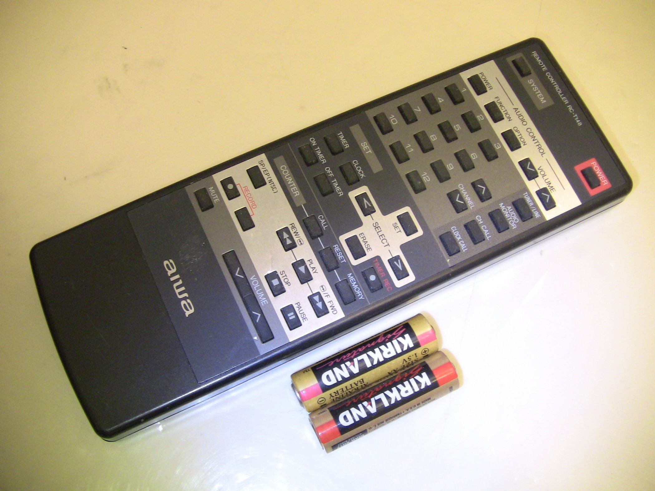 AIWA RCT148 Hifi Stereo Component System Remote Control Etsy UK