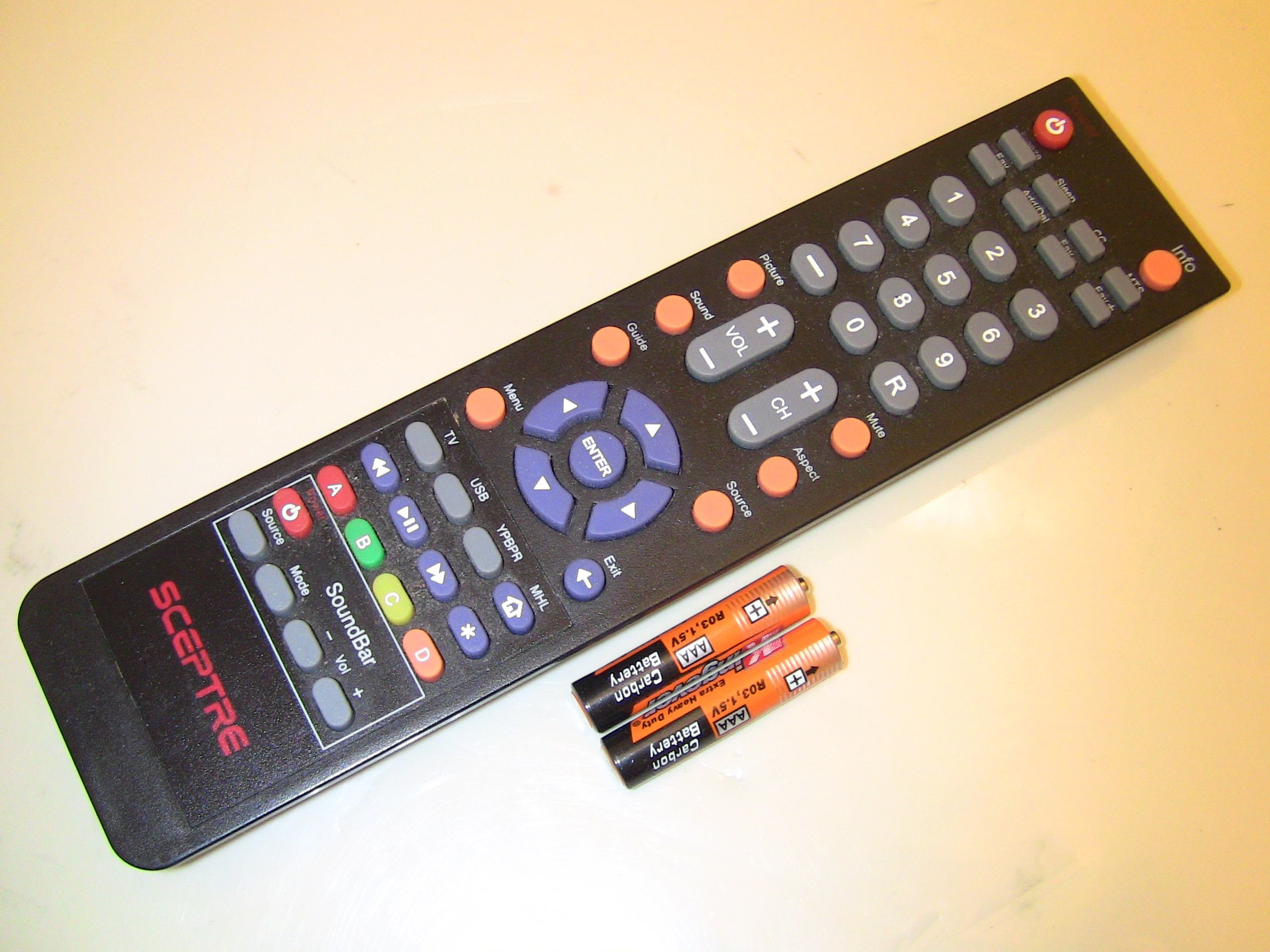 SCEPTRE 142022370010C TV Remote Control for E195BVSMQR Etsy