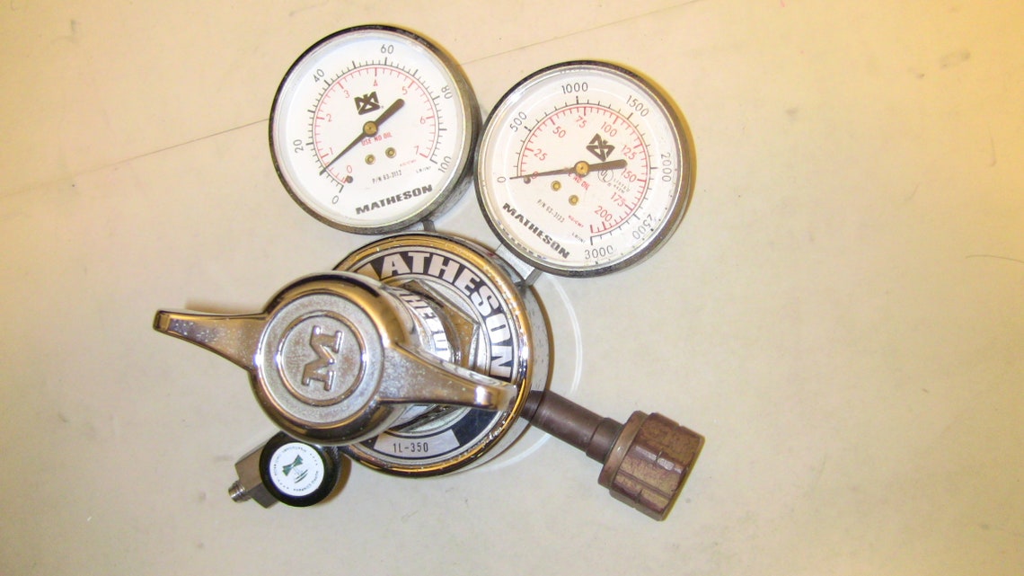 Matheson Gas Products 1L350 Single Gas Regulator 2500 Etsy