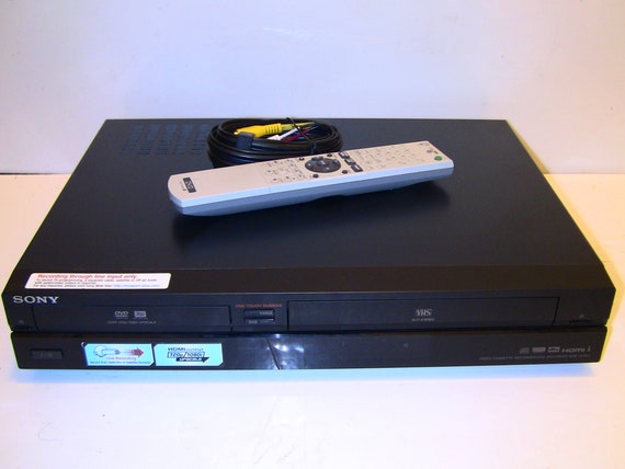 Lijm royalty uit Sony RDR-VX555 DVD Recorder Vhs Vcr Combo Player Hdmi With - Etsy