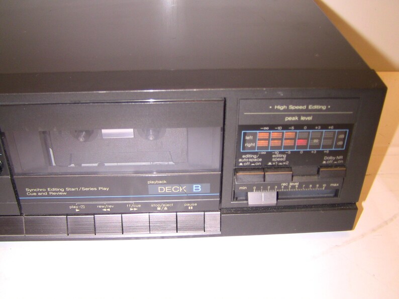 Technics RSD160W High Speed Dubbing Stereo Dual Cassette Deck Etsy