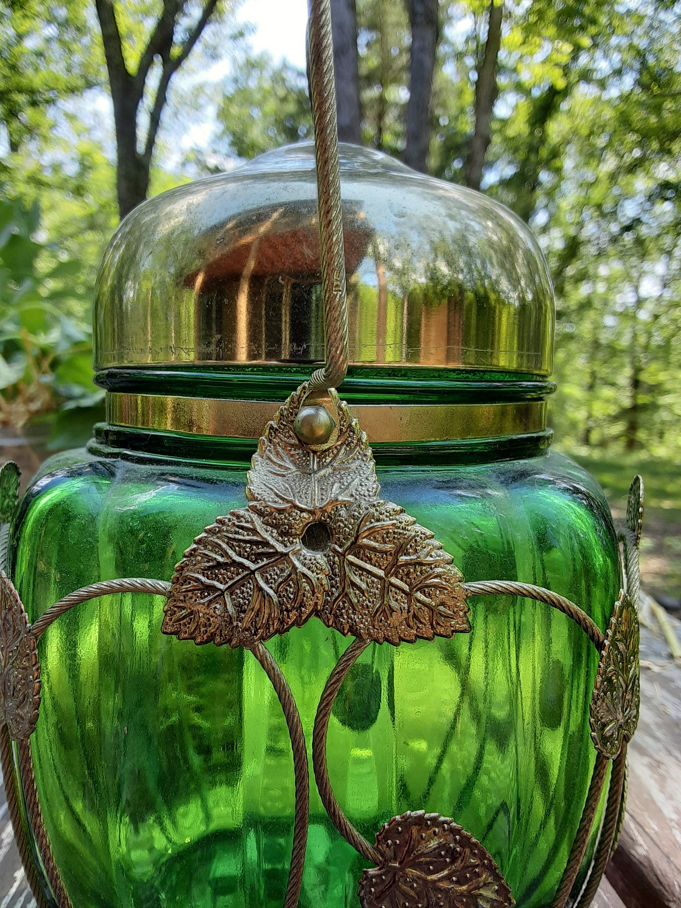 Victorian Music Box Glass Container Lidded Anniversary Song Etsy