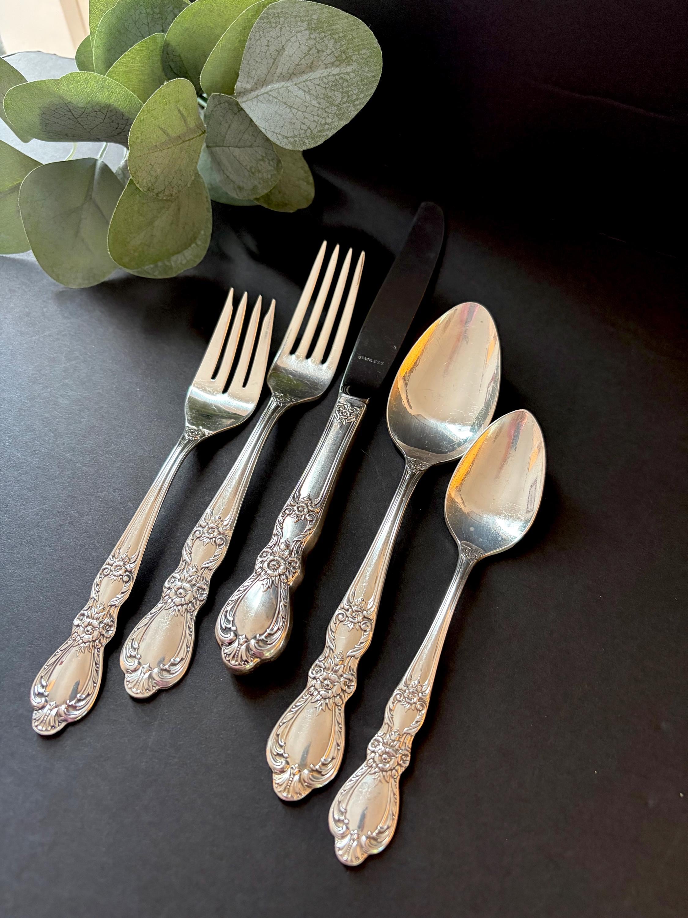 Rogers Floral Silverware - Etsy