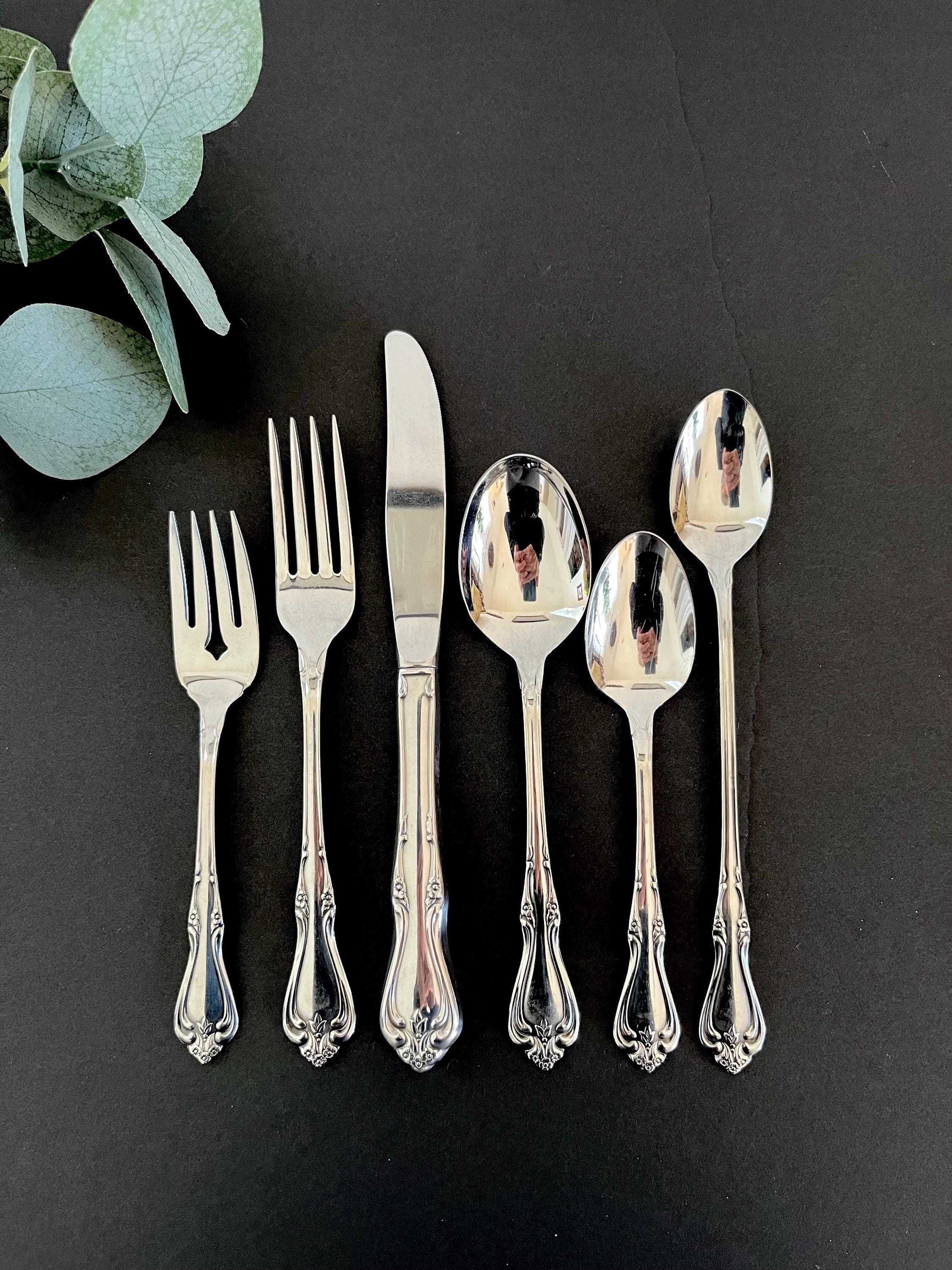 Oneida Silverware Full Set - Etsy