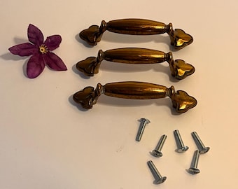 Keeler Brass Co Drawer Pulls / Handles, 13963 Solid Brass Club Foot, 3” CTC