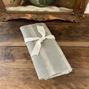 McLauren & Piercy DRIFT Pattern, Designer Fabric Hand Painted Belgium Linen