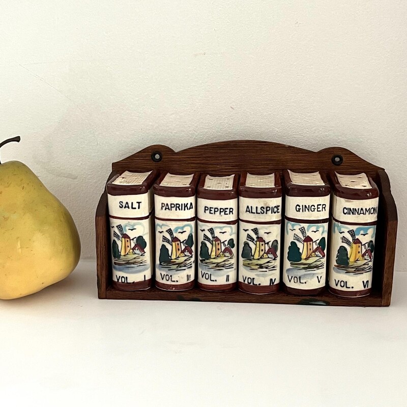 Retro Spice Rack Vintage Spice Rack - Etsy