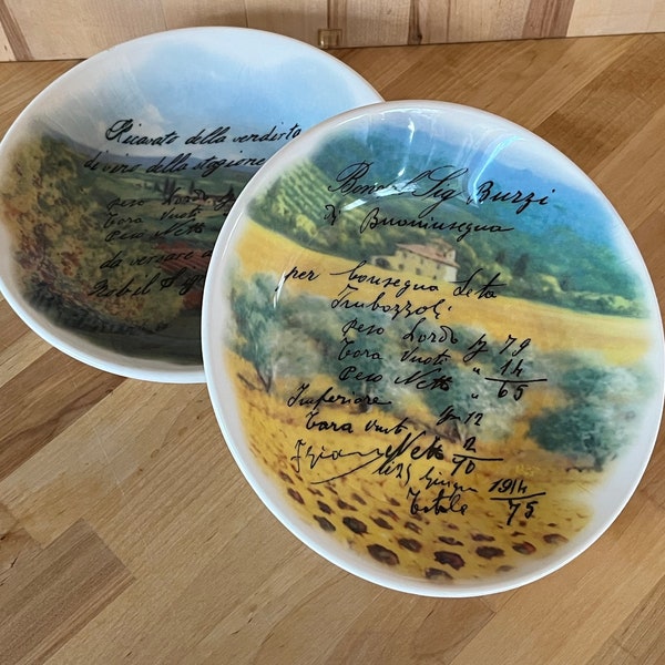 Pasta Bowls Made in Italy Etsy