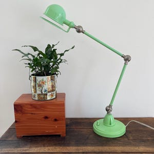Articulated Industrial Table or Desk Lamp in the Style of Jielde, Unmarked, Heavy!
