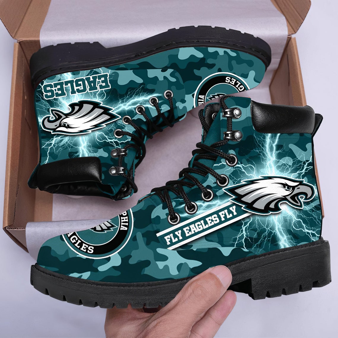 Philadelphia Eagles NFL shoes 3D Philadelphia Eagles NFL | Etsy