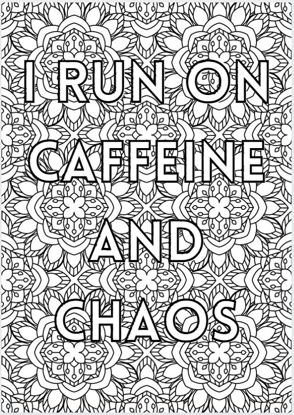 25 page rude quotes mandala colouring book adult colouring etsy