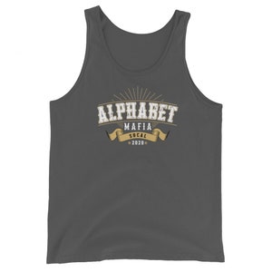 Vintage tanktop | Katoenen LGBTQIA+-tanktop met print | Genderneutrale Queer Pride mouwloze T-shirt van Alphabet Mafia SoCal