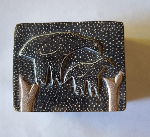 Vintage Signed Carved Kenya Soapstone Box