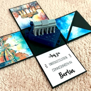 Explosionsbox Reise Berlin - Geschenk Gutschein Geschenkbox