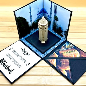 Explosionsbox Reise Istanbul - Geschenk Gutschein Geschenkbox