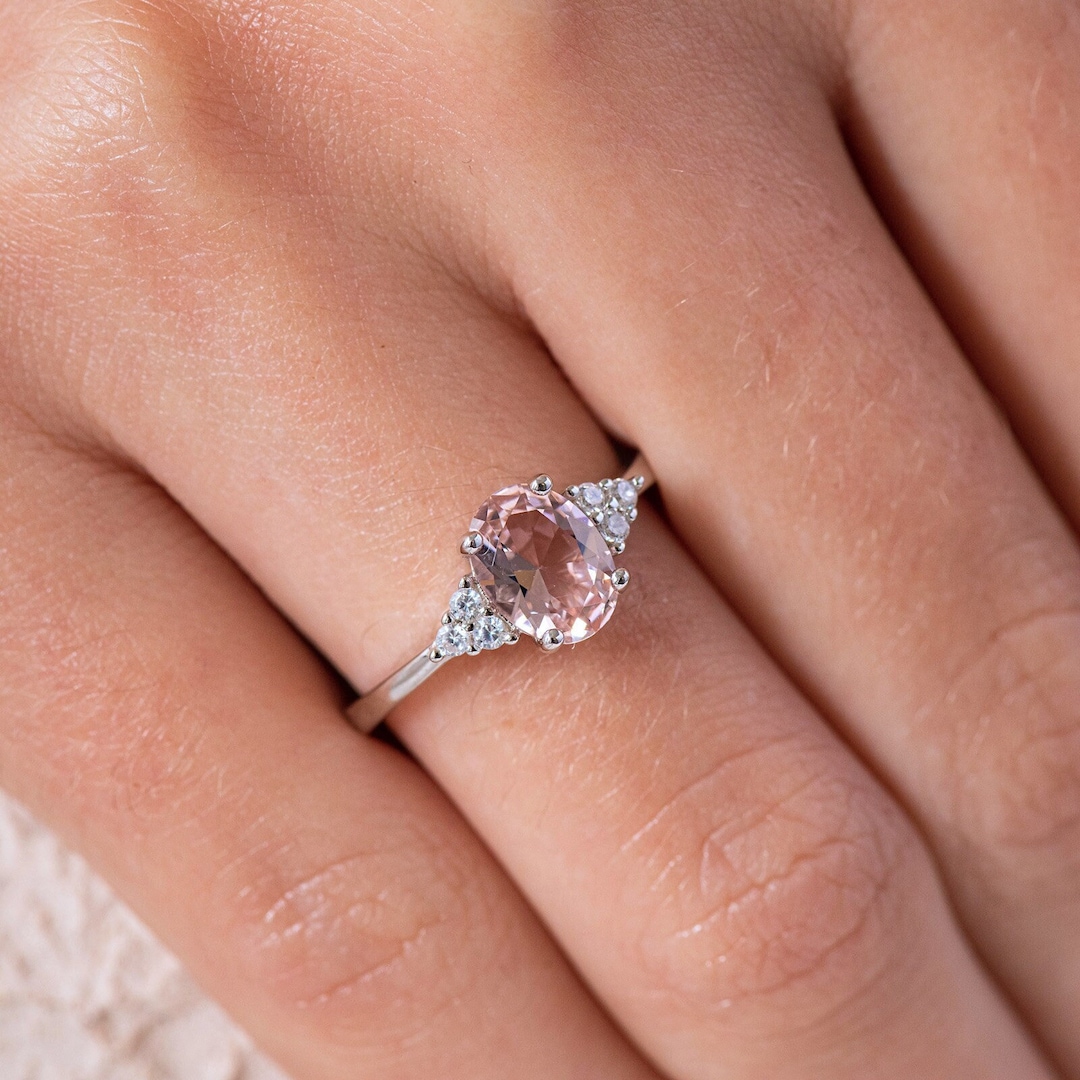 Crystal Heart Ring, Purple Heart Ring, Pink Heart Ring, Promise Ring, Best  Friend Rings, Adjustable Ring, Open Ring, Anniversary Gift -  Denmark
