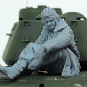 Figurine Soldat Soviétique WW2 En Résine Non Peinte - Échelle 1:35 - Neuf