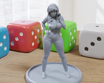 Druuna Mandragore Sexy Pinup - 3D Gedruckte Minifiguren für Fantasy Tabletop Tabletop Spiele DND, Frostgrave 28mm / 32mm / 75mm
