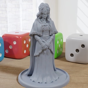 Firekeeper - 3D Printed Minifigure - Proxy Minis for DnD, Baldurs Gate, Tabletop Fantasy RPG - 28mm / 32mm