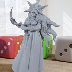 Milen - Minifigura impresa en 3D - Proxy Minis para DnD, Baldur's Gate, juegos de rol de fantasía de mesa - Escala de 28 mm/32 mm/75 mm