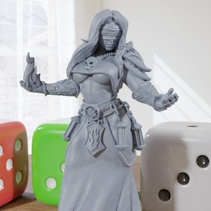 Rim Fire - Minifigura impresa en 3D - Proxy Minis para DnD, Baldur's Gate, juegos de rol de fantasía de mesa - Escala de 28 mm/32 mm/75 mm