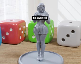 Nerdy by Nature - 3D Printed Minifigures for Fantasy Miniature Tabletop Games DND, Frostgrave 28mm / 32mm / 75mm