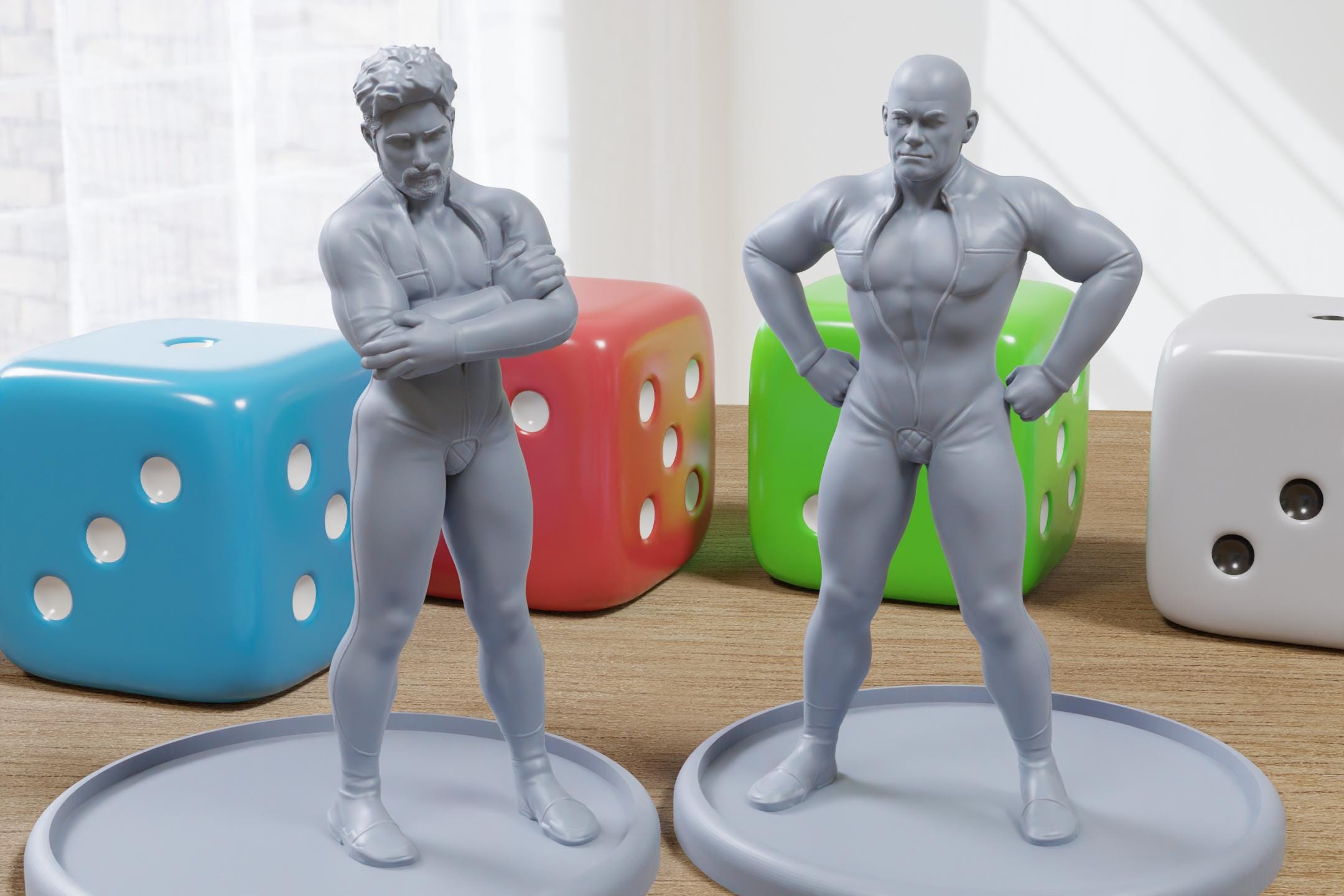 Cashshot Boys Crew 3D Gedruckt Minifiguren für Fantasy Miniature Tabletop Spiele DND, Frostgrave 28mm / 32mm / 75mm