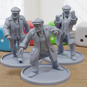 Classic Street Thugs - 3D Printed Minifigures for Gangster Miniature Tabletop Games, TTRPG