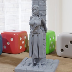 Figurine Cosplay Daniela Enchaîné - Modèle 3D Imprimé SFW/NSFW, Neuf, Pour Collection