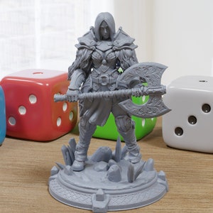 Feira Sexy Pin-Up - 3D Printed Minifigures for Fantasy Miniature Tabletop Games DND, Frostgrave 28mm / 32mm / 75mm
