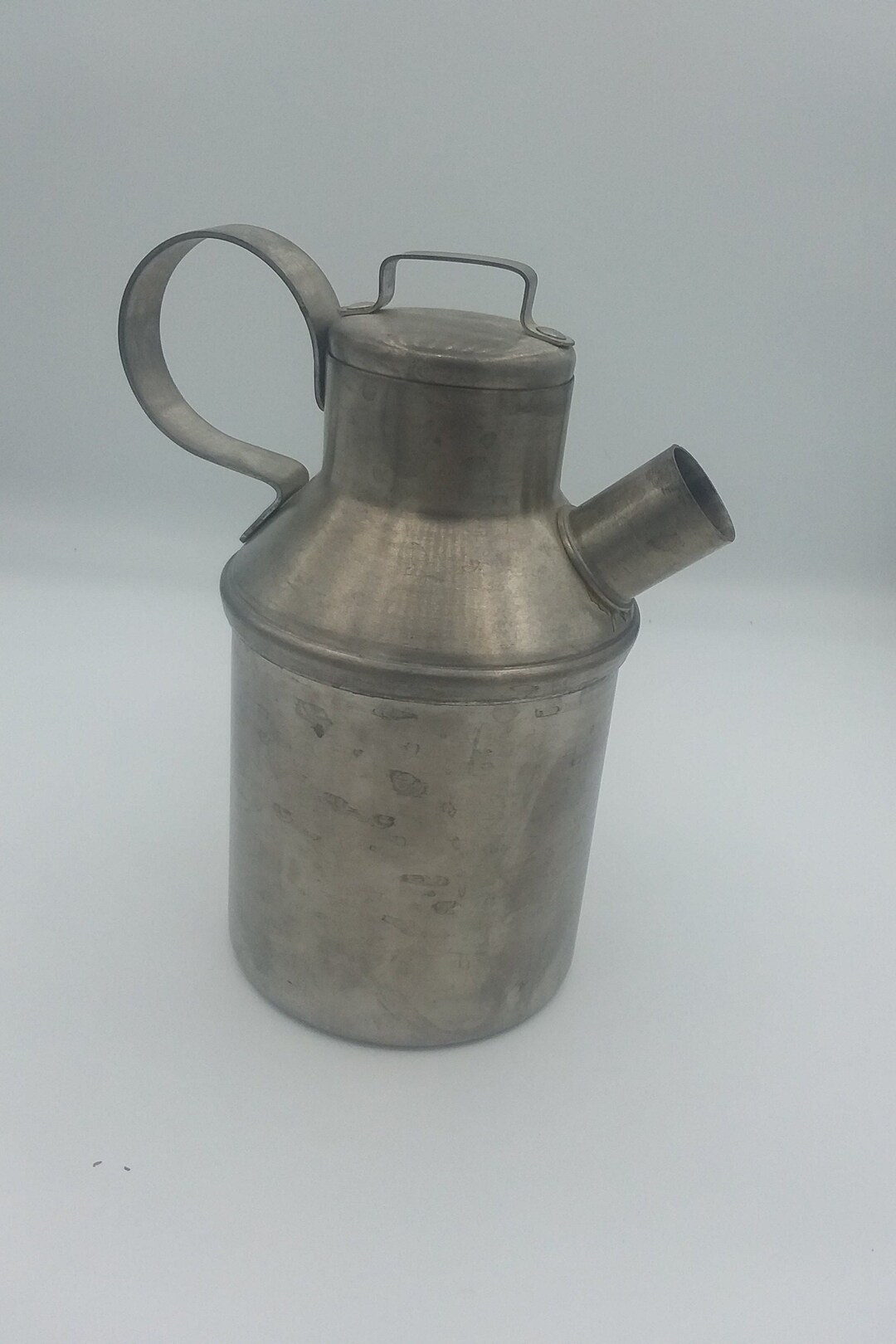 Vintage Pewter Cream Pitcher With Lid Spartan Pewter USA Etsy
