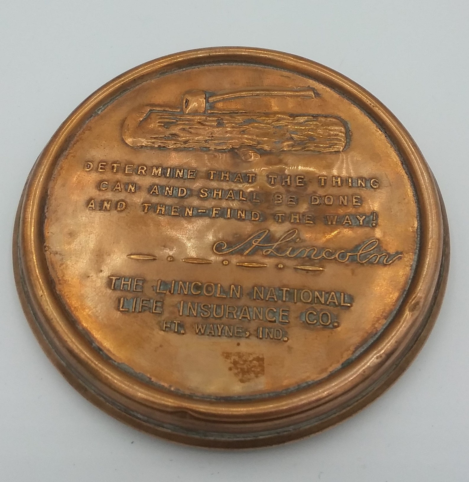 Vintage Lincoln National Life Insurance Co Metal Logo Etsy Vintage Lincoln National Life Insurance Co Metal Logo Etsy
