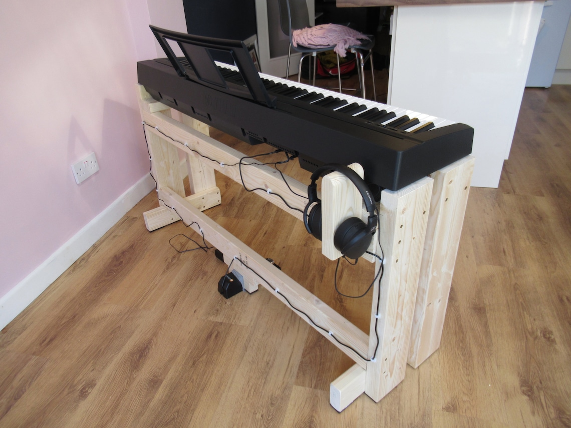 Luxury natural wood Piano stand for Kawai or Yamaha Digital Etsy
