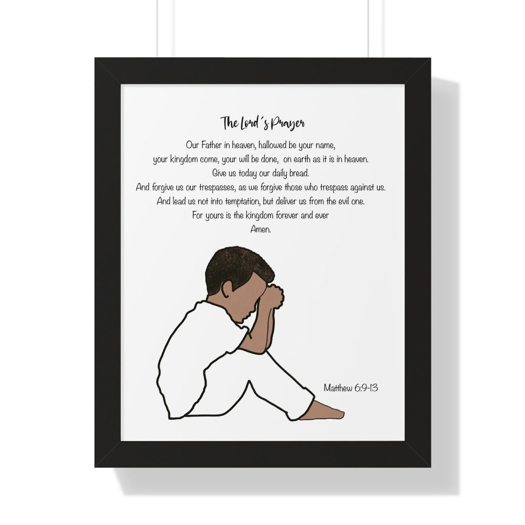 The Lords Prayer for Boys - Etsy
