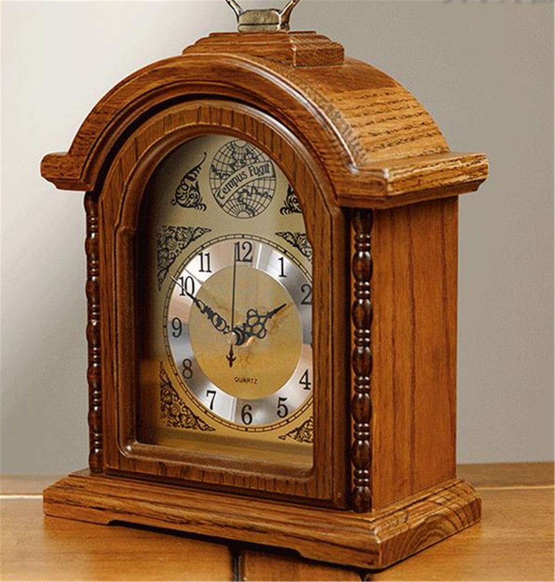 Kaufland Kleine Standuhren Aus Holz QuietElegance Stille Tischuhr