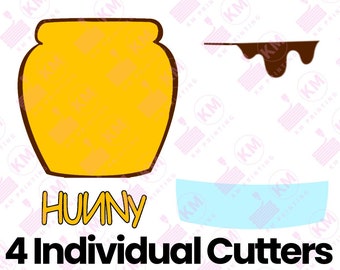 Hunny Pot Bear Pooh Fondant Cookie Cutter