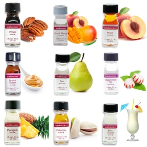 Lorann Oil Drams Chocolate Flavoring, Icing Flavoring, Candy Flavoring, & More!