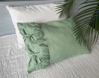 tie closure pillow case