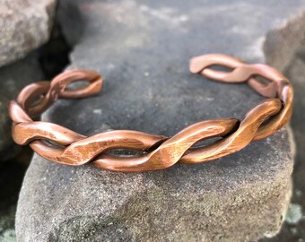 Simple Stylish Copper Bracelet + Free Polishing Wax