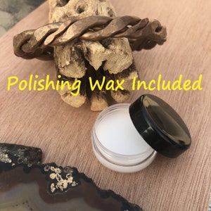 Rugged Textured copper bracelet + Free Polishing Wax image 5
