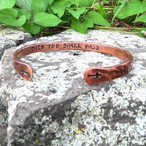 Pure Copper Christian Prayer Bracelet II + Free Polishing Wax