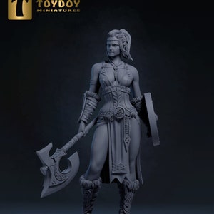 Thyra: The North Woman | 75mm Scale | ToyDoy Miniatures