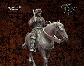 Sacerdote Medievale Montato – Miniatura 28mm (1/56) – Garrison Miniatures – Non Dipinto – Wargames
