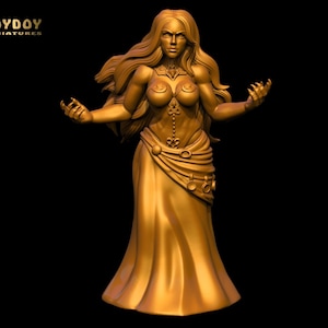 Ececia | 32mm Scale | Fantasy Women Vol 2 | Toydoy Miniatures