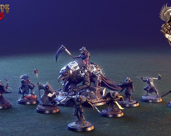 Grim Flock | Full Set | Factions | 32mm Scale | Clay Cyanide Miniatures