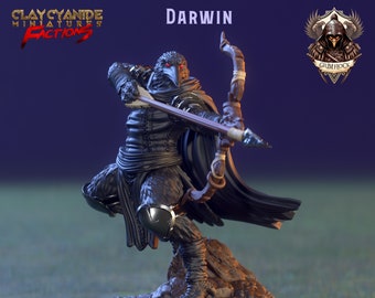 Darwin | Grim Flock | Factions | 32mm Scale | Clay Cyanide Miniatures